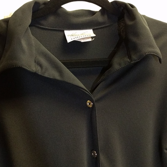 Donated -  Sharp Collar Button Top - Picture 2 of 7